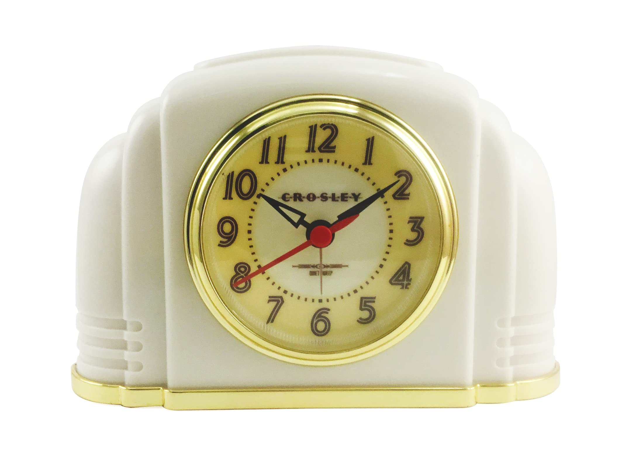 Amazon.com: Timelink Crosley Vintage Art Deco Analog Alarm Clock